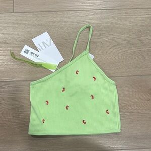 Zara Lime Green Top